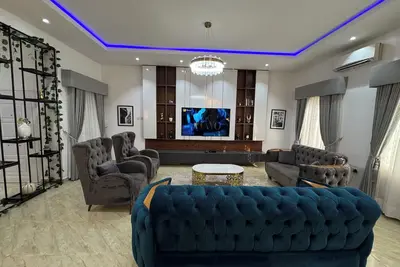 \nLuxury 3bd waterfront, Rooftops Apartment on Admiralty Lekki-ikoyi w/Pool&Gym