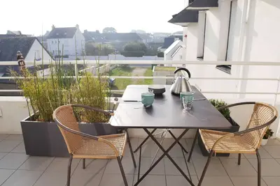 Image de Appartement cosy à Étel - 44 m², Wifi, Animaux acceptés, Parking privé