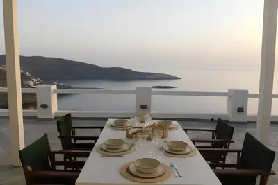Image de Private 3-bedroom villa with private pool and breathtaking view in Kythnos