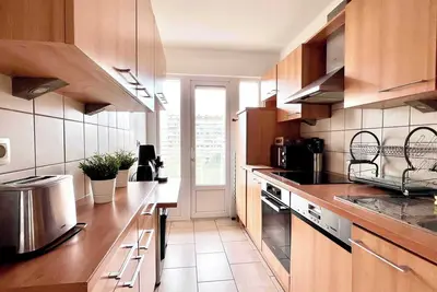 Image de Elegant 2-room Apartment in Brussels – 3 guests