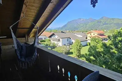 Image de Appartement 'Weitblick Grassau' avec vue sur les montagnes, balcon et Wi-Fi