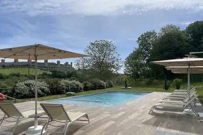 Image de Bel appartement avec Wifi, climatisation, piscine, Tv, animaux admis, parking, près de Sienne
