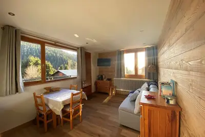 Image de Studio 3 pers, Cernix : proche pistes, terrasse, parking