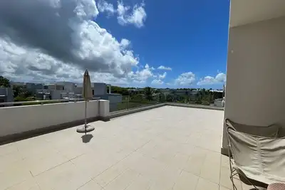 Spacious 3-bedroom Penthouse with beach views and pool  views in Azuri Mauritius