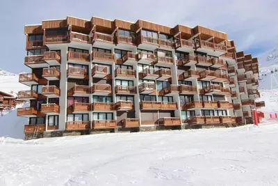 Image de 100m du centre station, Rez-de-chaussée, balcon, télévision, 47m², Val Thorens
