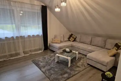 Image de Appartement 'Haus Schmidt 4Zi Parknähe' avec balcon et Wi-Fi