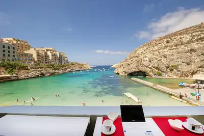 Image de Brilliant Beachfront Apartment with Super Sunset views in Xlendi Bay, Gozo Malta