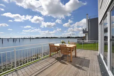 Image de Nantucket - 1st row on the water, roof terrace, sauna, fireplace