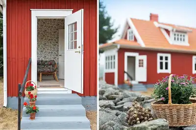 Image de Nice little red cottage in the countryside located outside Jämjö | Se05068