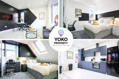 Image de Stylish 4 bedroom 4 bathroom Flat - Free Parking