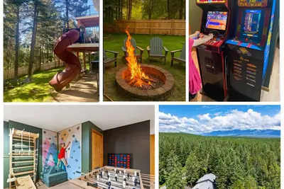 Image de Mountain View, 5 King Beds, Arcade Games, 9 Ft Tube Slide, Hot Tub
