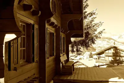 Image de Chalet 2-11 p. with breathtaking views within walking distance of center and ski elevator.