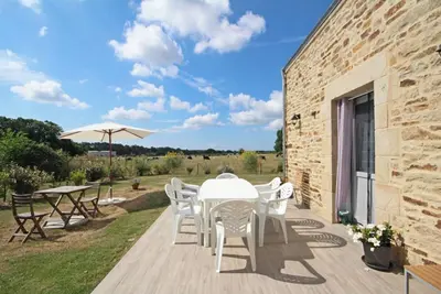 Image de Maison de vacances 'La Longère Du Cosquer' avec terrasse privée, jardin privé et Wi-Fi