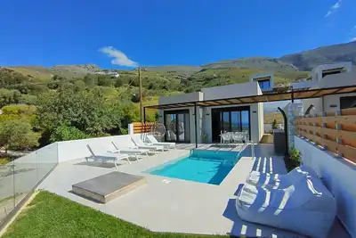 Image de [New] Villa Oneiro, /w panoramic sea & countryside view