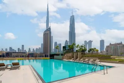 Image de Lux Burj Khalifa View | 2 min walk to Dubai Mall