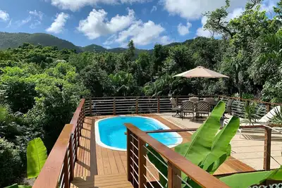 Image de Affordable St John Cottage with a Pool, Ac & Amazing Tropical Gardens