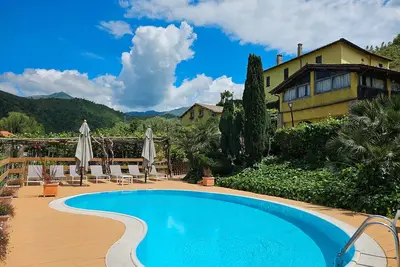 Image de Ferme 'Camere Familiari' avec vue sur la montagne, Wi-Fi et climatisation