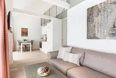 Image de Exclusive loft apartment on the top floor with balcony in Westerland