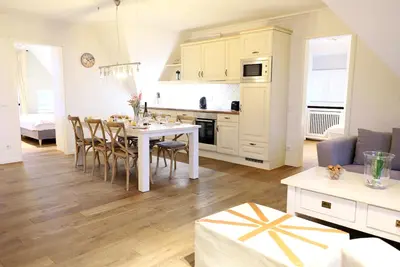Image de Luxurious top floor apartment with garden & beach chair in Westerland, Sylt