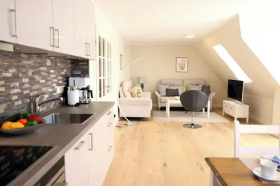 Image de Exclusive top-floor apartment in Westerland with south-facing balcony