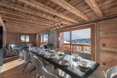 Image de Chalet pour 10 avec sauna et confort Ă Les Saisies