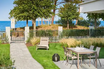 Image de Baltic Sea vacation in Meeresrauschen 2 / Villa Vogue Binz: Sea view and front row