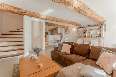 Image de Maison Sainte Maxime avec terrasse privée, Wi-Fi et climatisation
