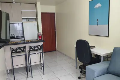 Image de Complete apartment, 2 bedrooms, barbecue, office, bedroom, books, playground