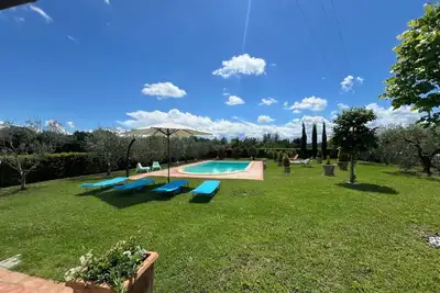 Image de Maison de vacances privée avec climatisation, Wifi, piscine privée, patio, vue panoramique