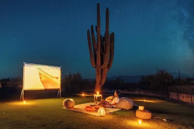 Image de 30 ft Saguaro Retreat -Unique Stargazing+ Desert Mountain Views\n