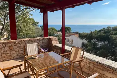 Image de Appartement 'Dei Prof 1 By Salentoltremare' avec vue sur la mer, Wi-Fi et climatisation