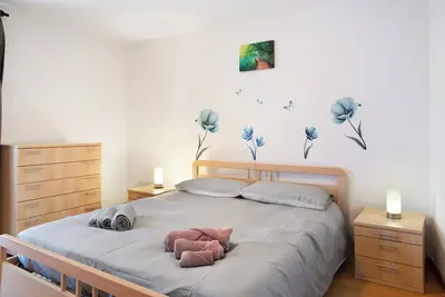 Image de Maison de vacances 'Oasi Alpina' avec vue sur la montagne, jardin privé et balcon
