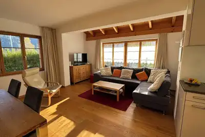 Image de Cozy vacation apartment in Val Lumnezia Gr with sunny seating area