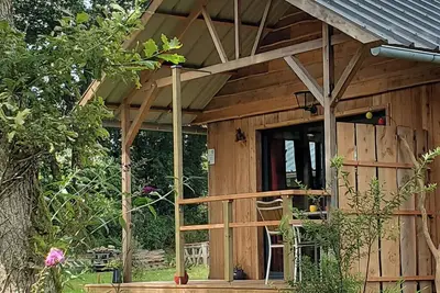 Image de Les Kabanes en Kreiz Breizh, Chat qui pêche, grand chalet confort, toutes saisons