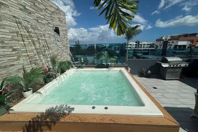Image de Charming 1-bedroom apartment with WiFi, Big private Jacuzzy Santo Domingo