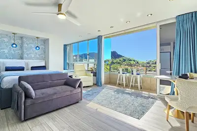 Image de Wg 512—Ocean & Park Views from spacious Waikiki Beach Queen Studio w/WiFi & Ac