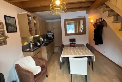 Image de Appartement à la montagne très cosy, avec une  belle vue, 6 couchages possibles,