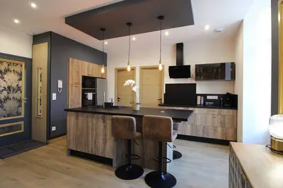 Image de Appart rénové T2 bis, centre La Bourboule, WiFi, proche thermes