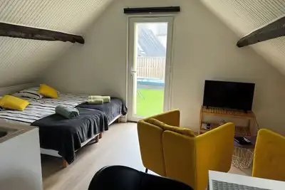 Image de Studio avec Terrasse Hyper Centre Bayeux Plages du Débarquement