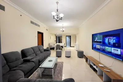 Duplex Spacious 4-bedroom sunset sea views apartment with swimming pool.