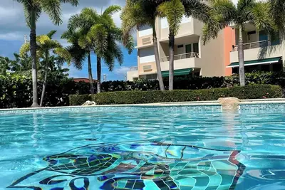 Image de Near beach condo, Boqueron, with 3 pools and recreational areas