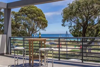 Ocean views from your spacious balcony at Seaside Escape Aria