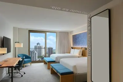 Image de Guest Room, 2 Queen Beds, Renaissance Honolulu, Pool, Near Waikiki Beach