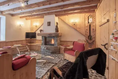 Image de Appartement 'Le Pele - 7 Pers' avec vue sur les montagnes, jardin privé et Wi-Fi