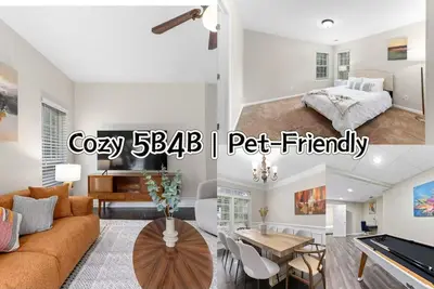 Image de Charming 5br Home with Lush Garden & Month-to-Month Pet-Friendly Stay #41856