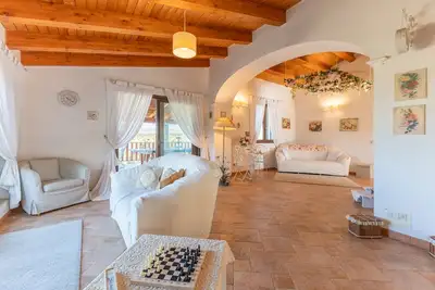 Image de Villa 'Il Rifugio Della Quiete' avec vue sur les montagnes, Wi-Fi et climatisation