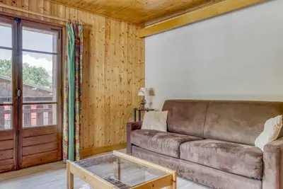 Image de Appartement confortable à Megève, centre-ville, balcon, Wi-Fi, parking