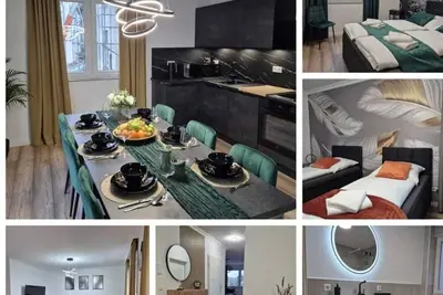 Image de Luxury suite Style and comfort Tv-75 inch Large balcony Tenderingssee nearby