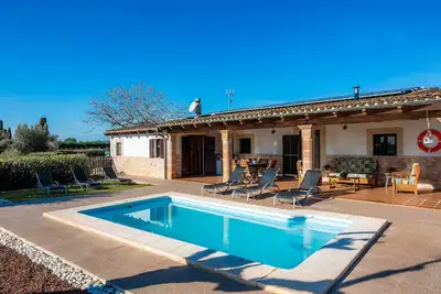 Image de Villa 'Els Ametlers' avec vue sur les montagnes, Wi-Fi et climatisation