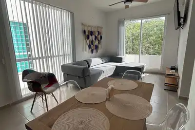 Image de Charming brand new 2-bedroom apartment with WiFi, Ac in delightful CancĂşn